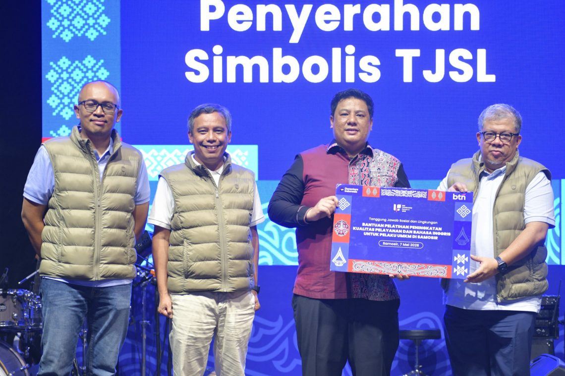 BTN Berikan Pelatihan Bahasa Inggris dan Hospitality untuk UMKM Samosir Naik Kelas