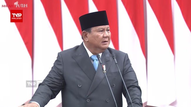 Prabowo Soroti Pertumbuhan Ekonomi 35 Persen Tapi Kemiskinan Naik