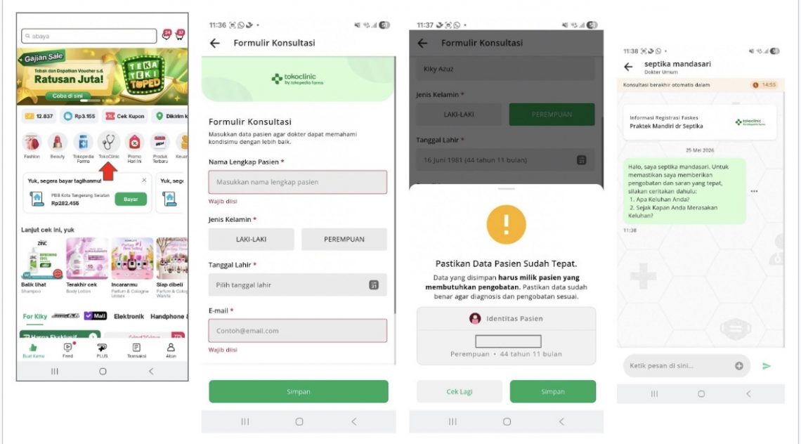 TokoClinic Permudah Konsultasi Dokter dan Pembelian Obat Online