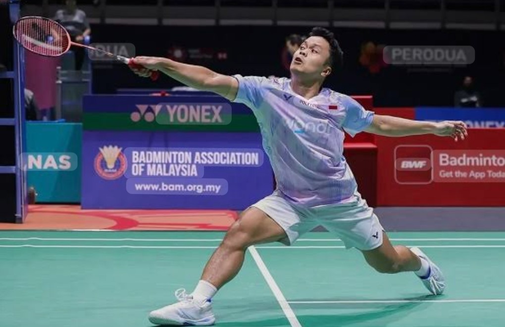 Ginting Tundukkan Justin Hoh, Melaju ke 16 Besar Malaysia Masters 2026