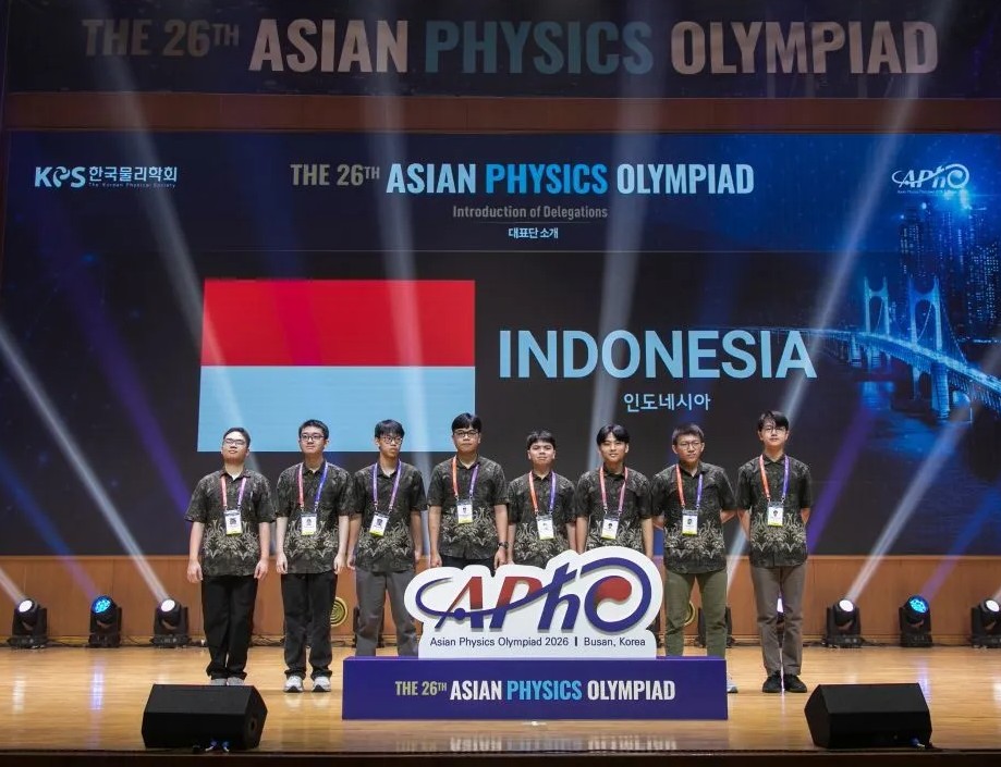 Tim Olimpiade Fisika Indonesia Tempati Peringkat Kelima di APhO 2026