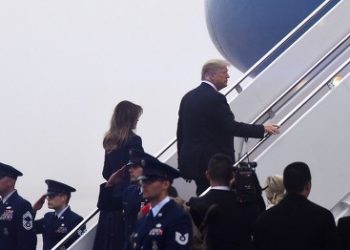 Rombongan Trump Buang Barang dari China Sebelum Tinggalkan Beijing