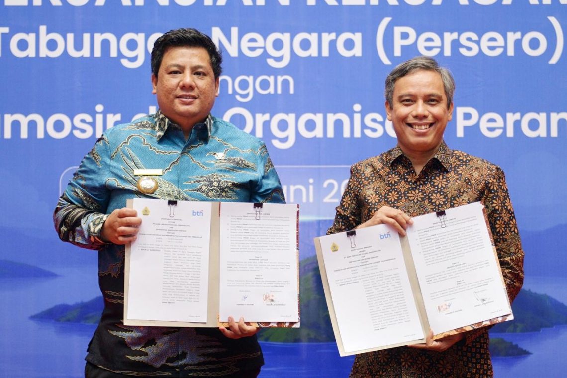 BTN Perluas Kolaborasi dengan Pemkab Samosir, Dukung UMKM hingga Layanan Publik