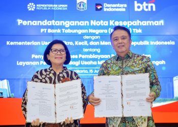 Perluas Layanan ASN dan UMKM, BTN Teken MoU dengan Pemprov DKI & Kementerian UMKM