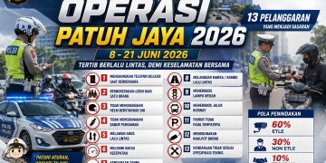 Operasi Patuh Jaya 2026 Berlangsung 14 Hari, Pengendara Diminta Lebih Tertib