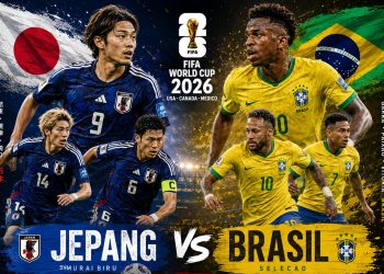 Brasil vs Jepang di Piala Dunia 2026, Samurai Biru Andalkan Disiplin dan Permainan Alot