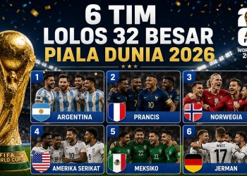 Piala Dunia 2026: Enam Tim Amankan Tiket 32 Besar, Argentina dan Prancis Lolos