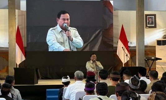 Kunjungi SRMP Tabanan, Prabowo Tegaskan Pendidikan Jadi Prioritas Pemerintah