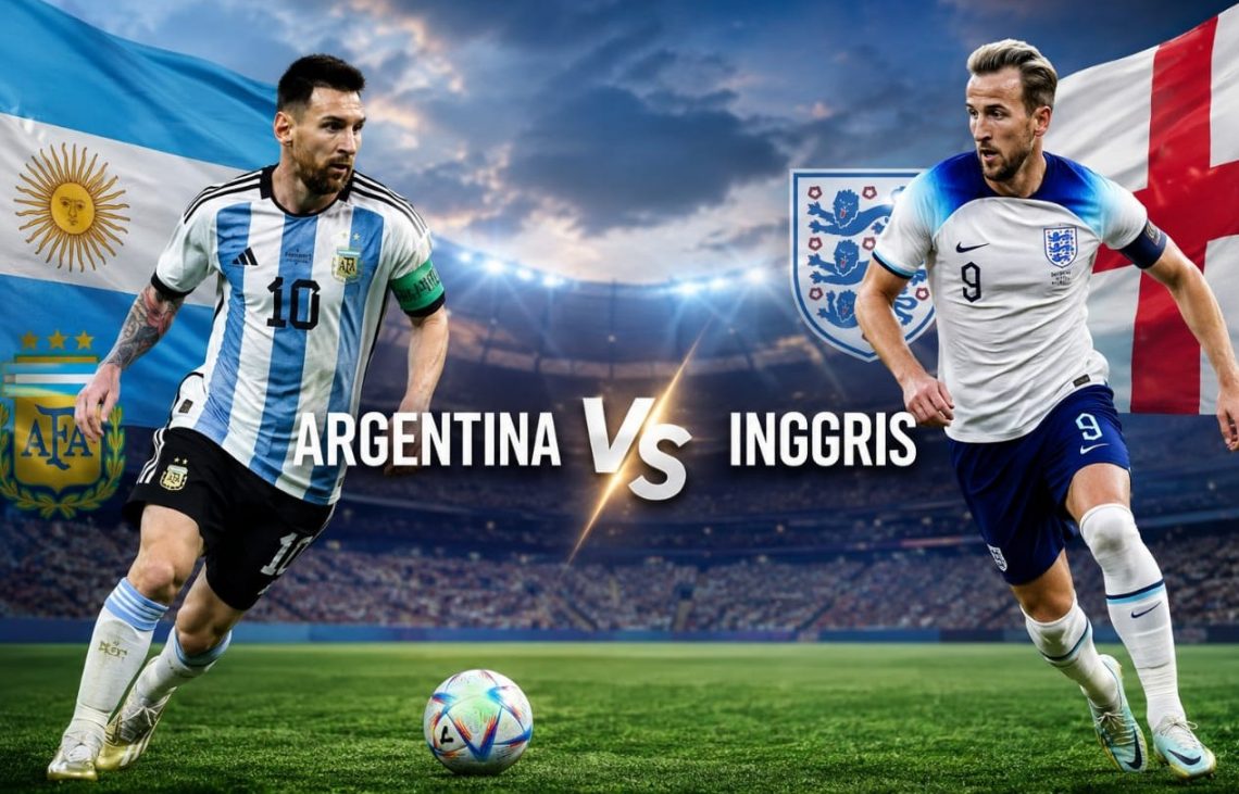 Inggris vs Argentina: Rivalitas Legendaris Kembali Membara di Semifinal Piala Dunia