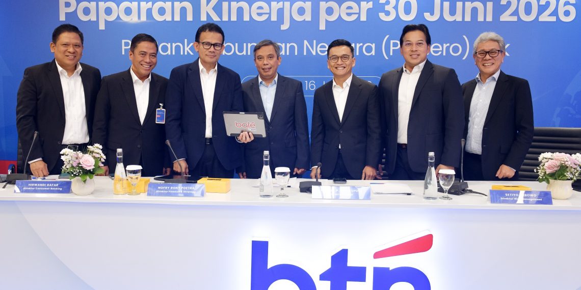 BTN Cetak Laba Bersih Semester I/2026 Melesat 40,8% YOY dan NPL Turun Jadi 2,99% YOY