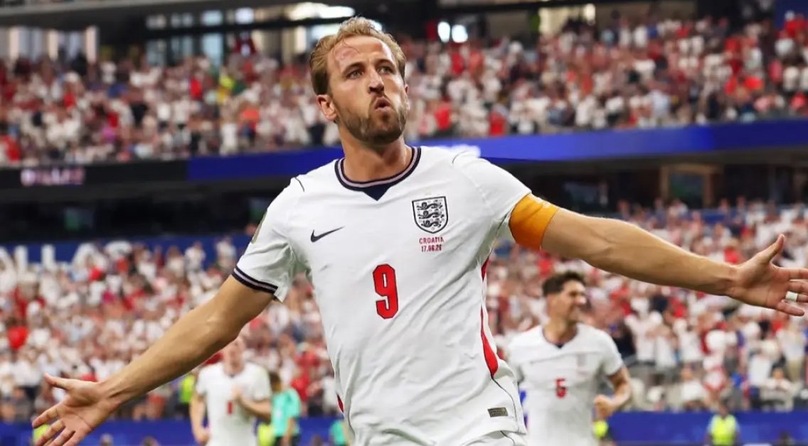 Sempat Tertinggal, Inggris Lolos Berkat Dua Gol Harry Kane
