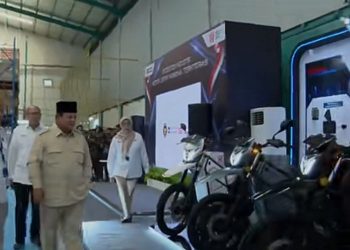 Prabowo Tinjau Motor Listrik Nasional, Dorong Penguatan Industri Dalam Negeri