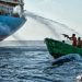 BNN menyita 2,6 ton liquid methamphetamine dari kapal MV Ocean Porter berbendera Tanzania di perairan Bengkalis, Riau.