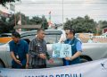 Bank Mandiri Taspen melalui Mantap Peduli NTT menyalurkan 500 paket makanan dan 127 selimut bagi warga terdampak gempa di Ende.