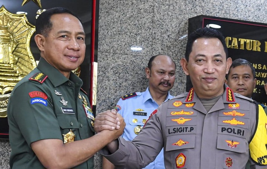 Panglima TNI dan Kapolri Bahas Pengamanan HUT RI ke-81 di Kompleks DPR