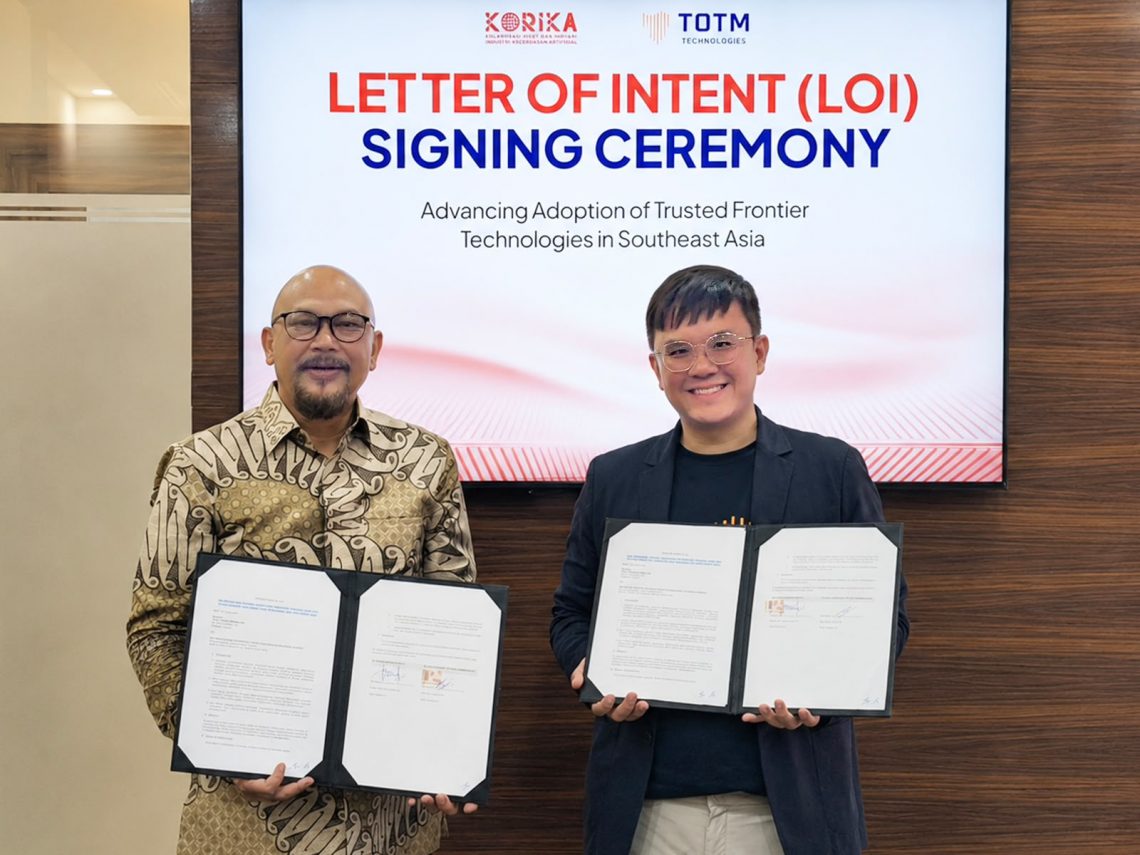 TOTM Technologies Gandeng KORIKA, Dorong Pengembangan AI Aman dan Infrastruktur Digital