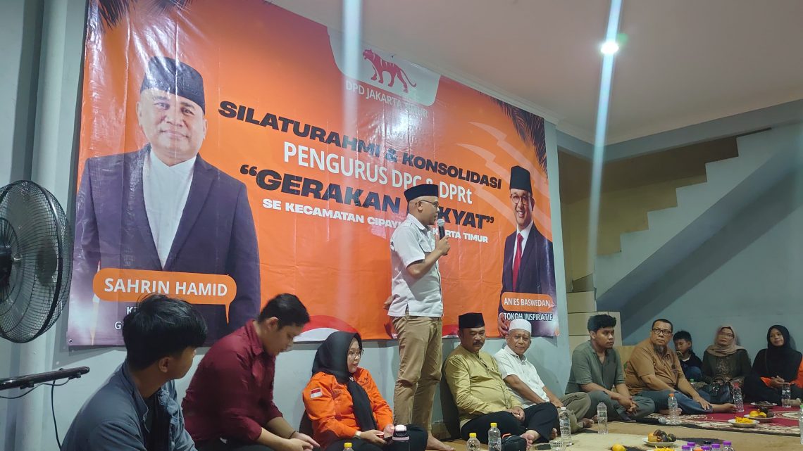 Sosialisasi dan Arahan Adiatma, Ketua DPD Gerakan Rakyat Jakarta Timur, Diikuti 8 Kelurahan di Cipayung