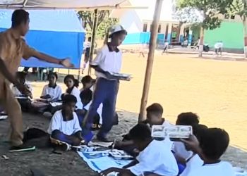Belajar di Tenda, 50 Ruang Kelas Darurat Disiapkan di NTT
