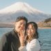 Jerome Polin Lamar Kekasih di Depan Gunung Fuji