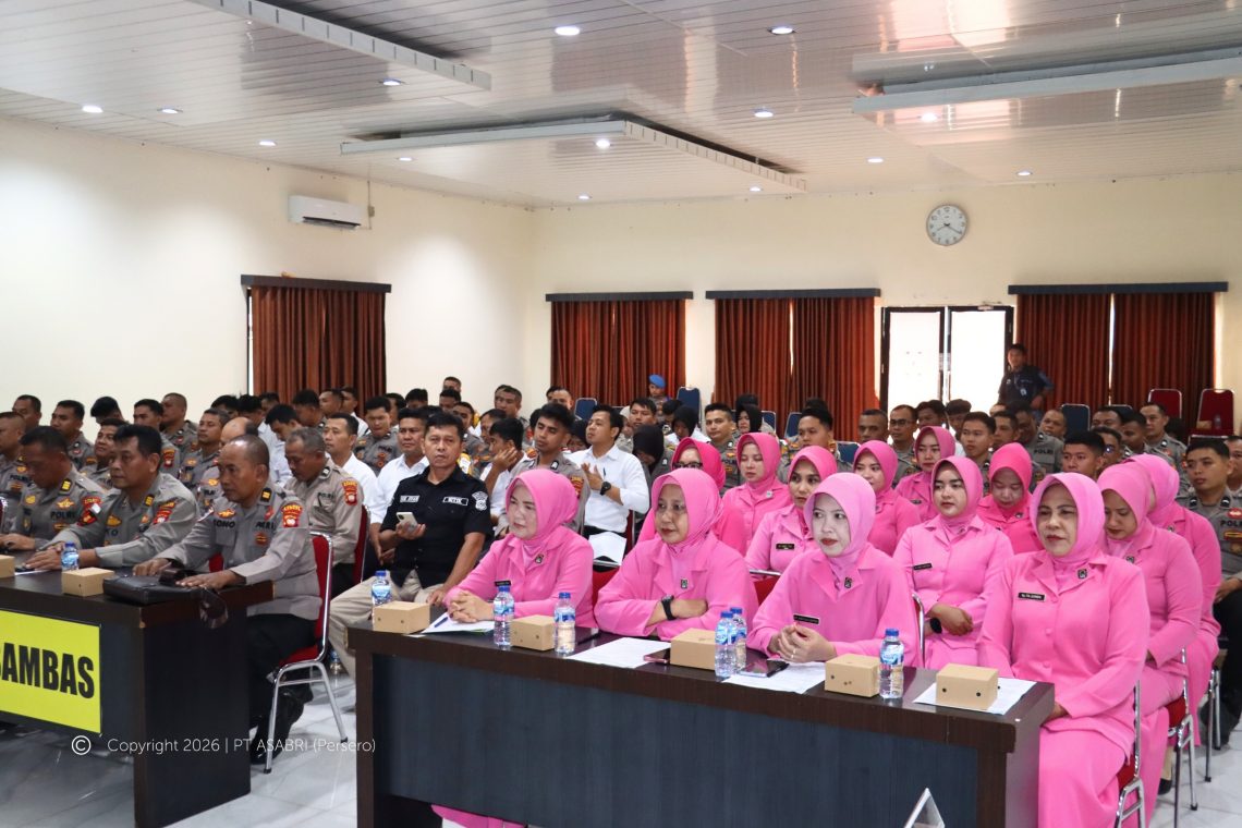 ASABRI Kantor Cabang Pontianak membekali anggota Polres Sambas dengan edukasi literasi keuangan untuk mempersiapkan masa depan dan purnabakti.