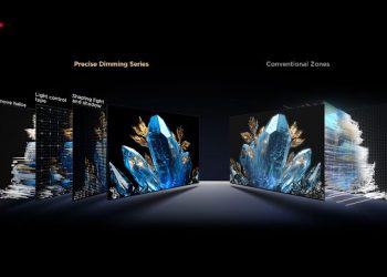 TCL C7L SQD Mini LED hadir di Indonesia dengan 1.352 Precise Dimming Zones, HDR 3.000 nits, gamut warna hingga 100% BT.2020, dan audio Bang & Olufsen.