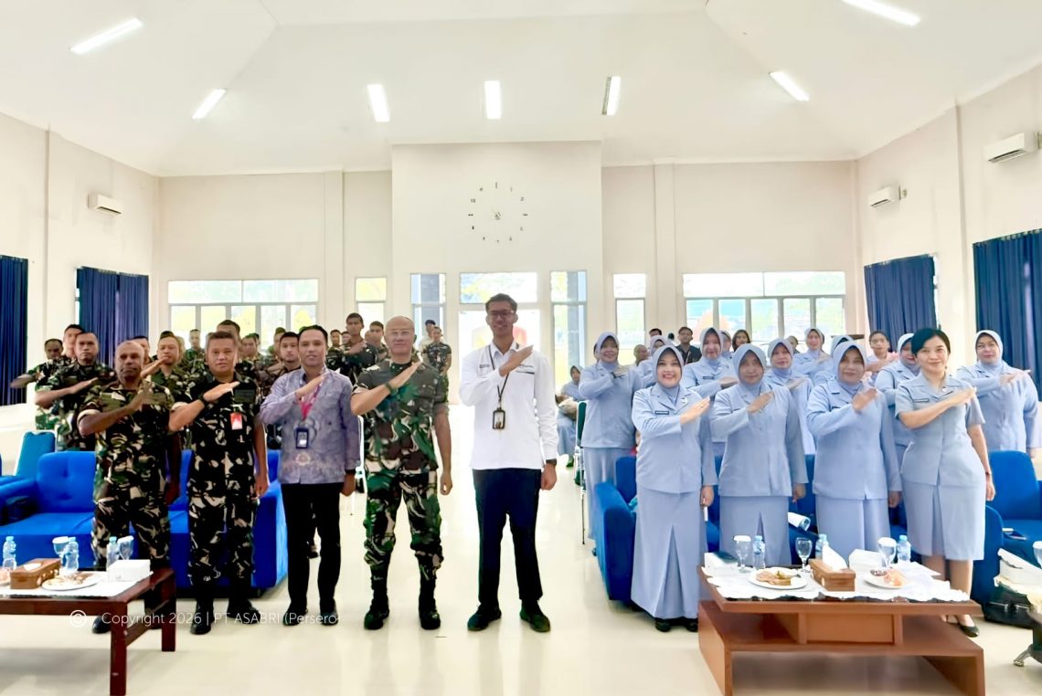 ASABRI hadir di Timika, Papua Tengah, untuk memberikan edukasi manfaat program sekaligus literasi keuangan bagi prajurit TNI.