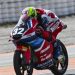 Kiandra Ramadhipa mengamankan 16 poin dari Moto3 Junior World Championship di Valencia dan mempertahankan posisi lima besar klasemen.