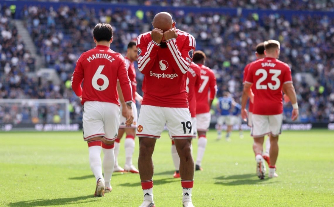 Manchester United, Everton, Michael Carrick, MU vs Everton, Liga Inggris, Bryan Mbeumo,