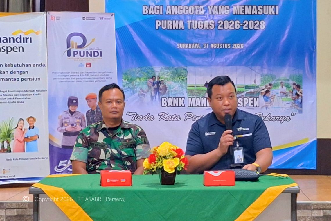 ASABRI menghadirkan pemeriksaan kesehatan gratis dan Program PUNDI untuk membekali peserta dengan kesehatan serta literasi finansial menuju masa purnabakti.