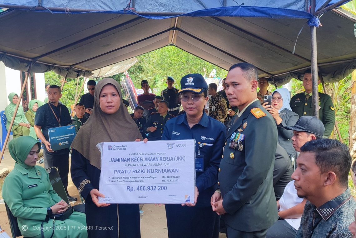 ASABRI memastikan hak ahli waris Pratu Rizki Kurniawan terpenuhi dengan manfaat Rp466 juta setelah gugur saat menjalankan tugas negara di Papua.