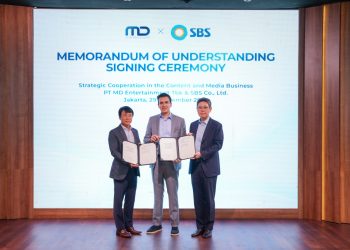 MD Entertainment dan SBS menandatangani MOU kerja sama konten, termasuk menghadirkan program SBS dan mengembangkan remake berbahasa Indonesia.