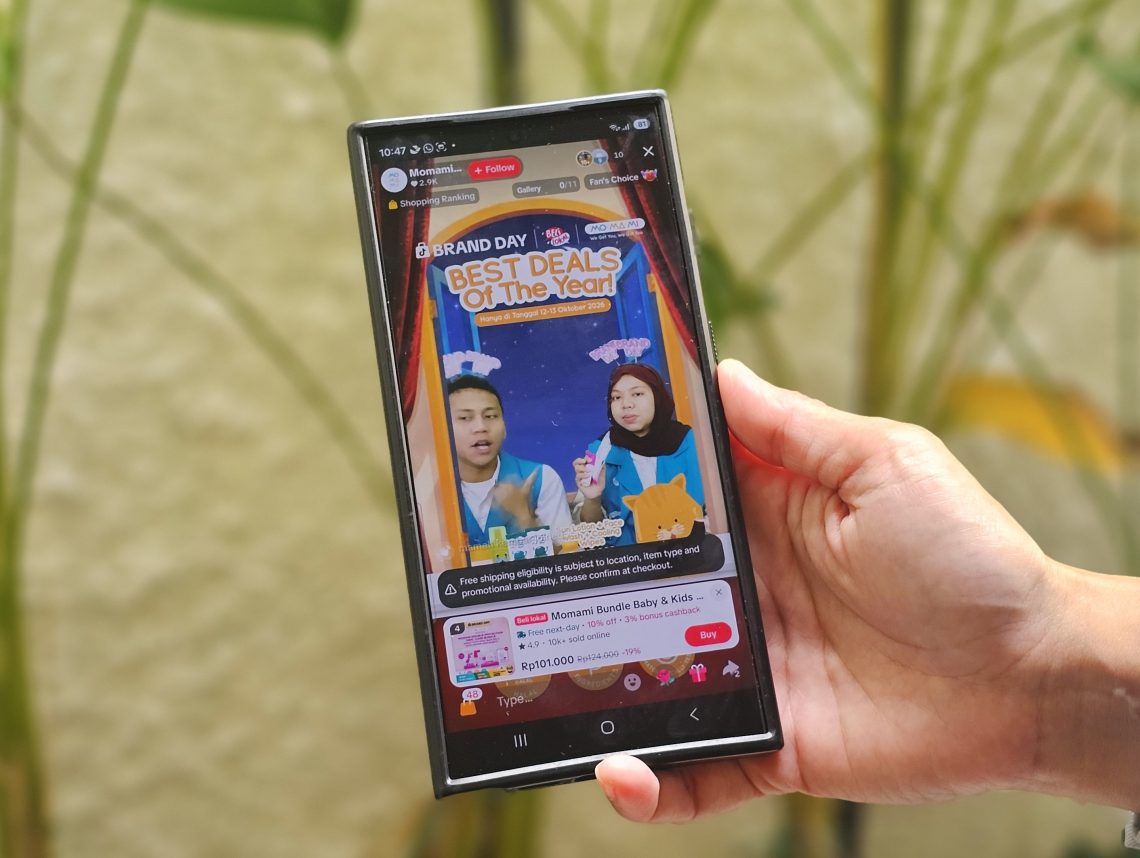 Momami menjadi brand lokal pertama di #BeliLokal Brand Day dan mencatat pertumbuhan bisnis lebih dari dua kali lipat melalui Tokopedia dan TikTok Shop.