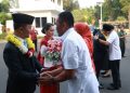 Dua Wamenhan RI Mulai Bertugas, Keluarga Besar Kemhan Beri Sambutan
