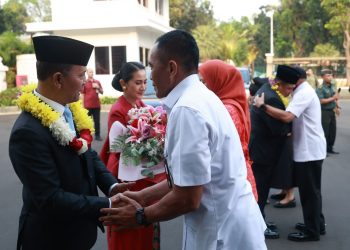 Dua Wamenhan RI Mulai Bertugas, Keluarga Besar Kemhan Beri Sambutan