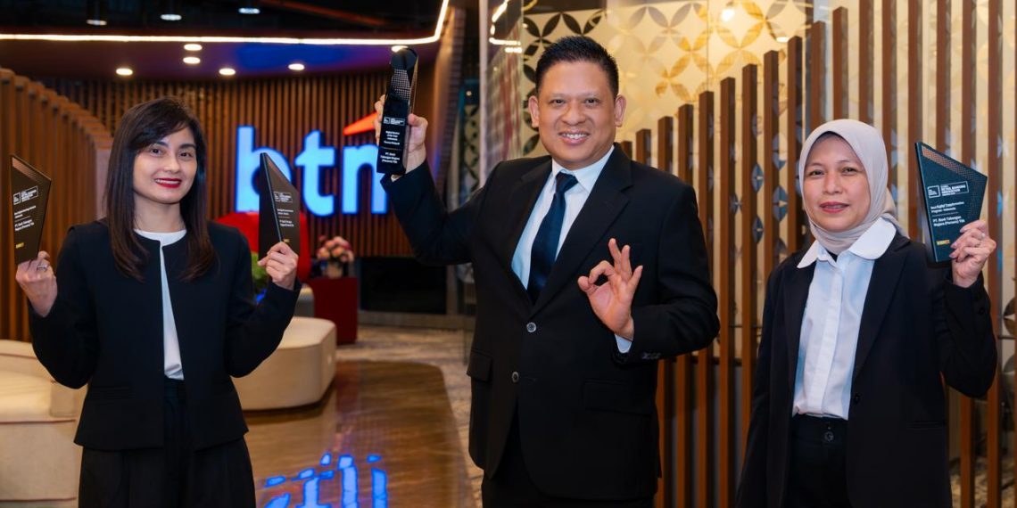 Transformasi Digital Diakui Dunia, BTN Sabet Empat Penghargaan Internasional di Singapura