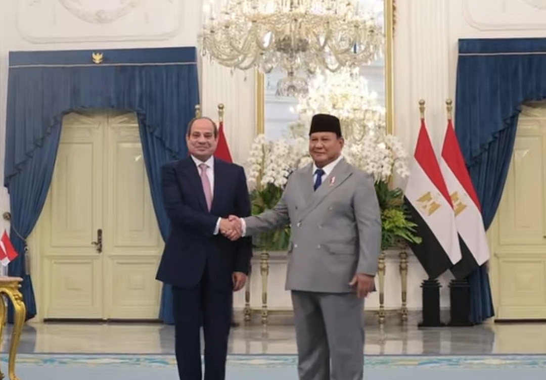 Presiden Mesir El-Sisi Temui Prabowo, Kerja Sama Bilateral Dibahas