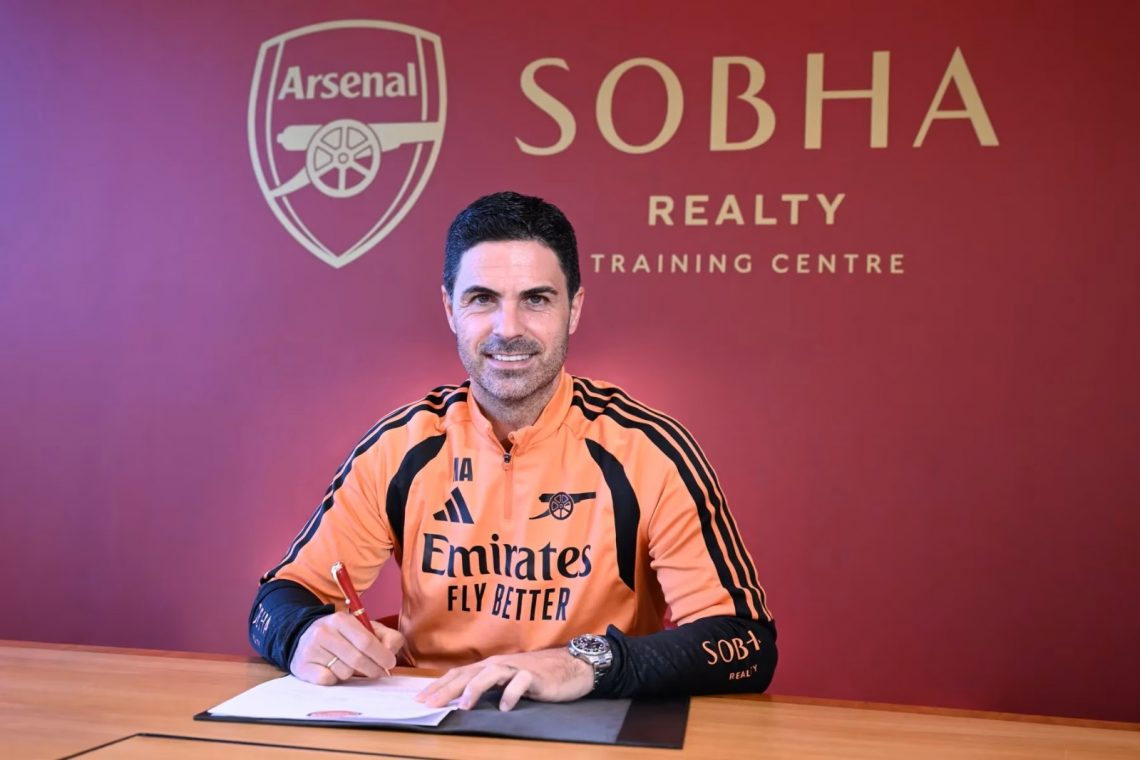 Mikel Arteta resmi memperpanjang kontrak bersama Arsenal hingga 2030 setelah membawa The Gunners meraih gelar Premier League musim lalu.