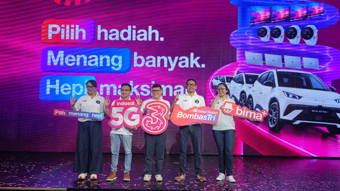 Kebut Hadiah BombasTri 2026, Pelanggan Bisa Pilih Hadiah