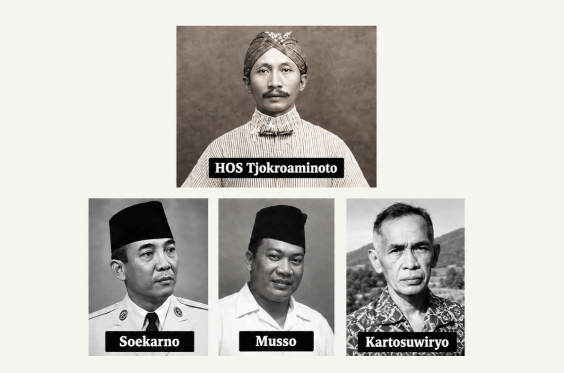 Dari Guru yang Sama, Lahir Tiga Ideologi Berbeda