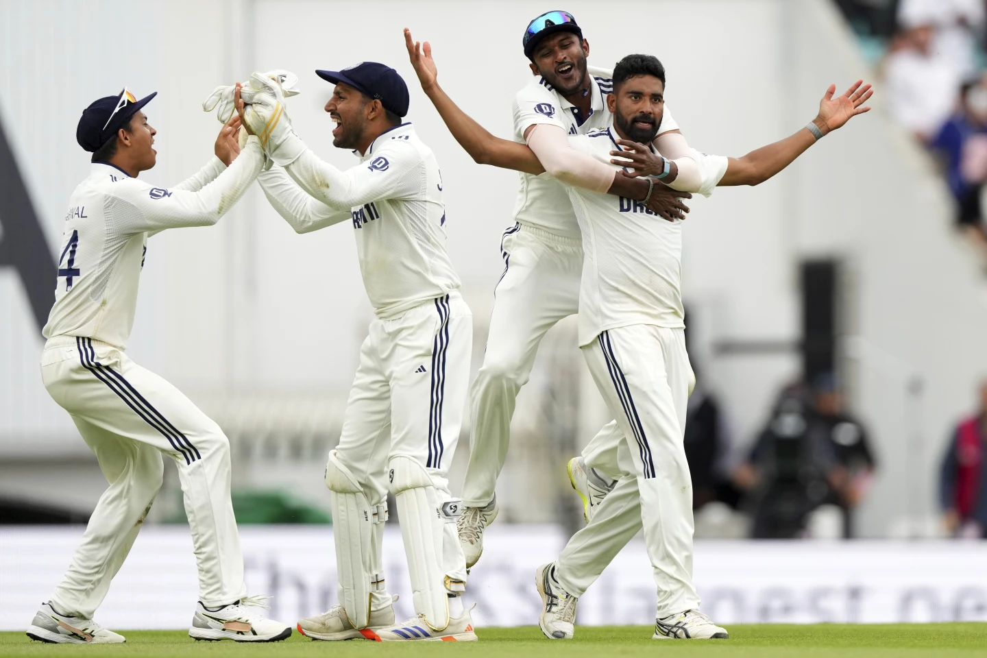 Siraj Seals The Deal: India Level Series In Oval Thriller