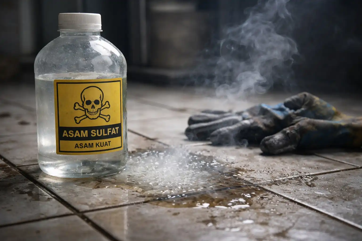 Bahaya Mengerikan Air Keras Bagi Tubuh dan Langkah Pertolongan Pertama