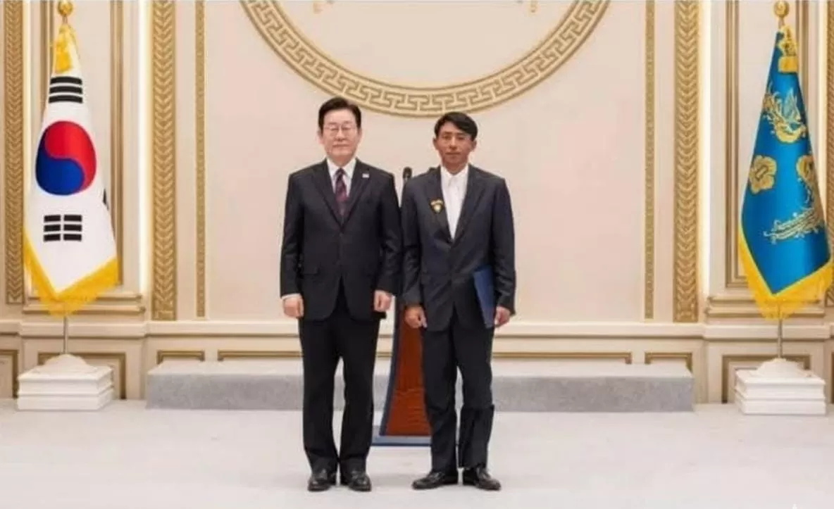 Aksi Heroik Sugianto Diapresiasi Langsung Presiden Korea Selatan