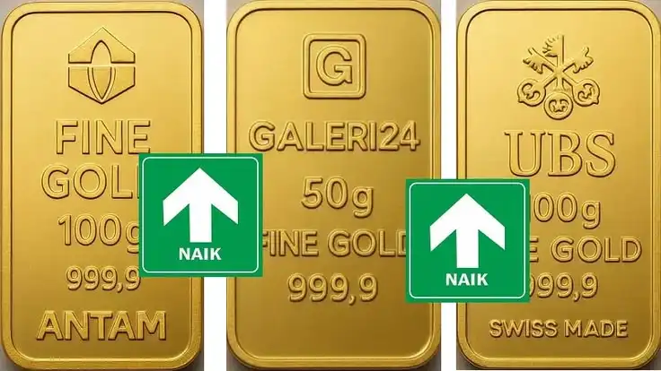 Mengenal Perbedaan Emas Antam, UBS, dan Galeri 24