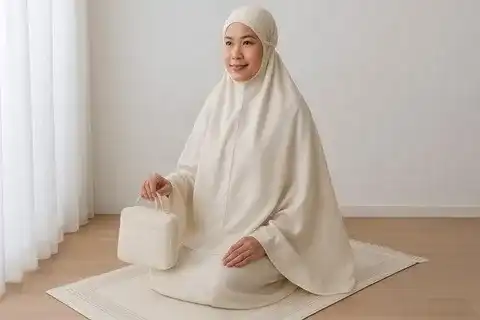 Ringan Seperti Awan, Inilah Keunggulan Mukena Bahan Rayon