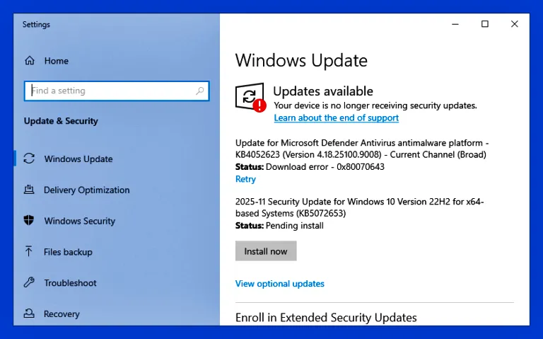 Windows 10 Masih Banyak Dipakai Padahal Sudah Tidak Aman Ini Risiko Fatal dan Solusinya