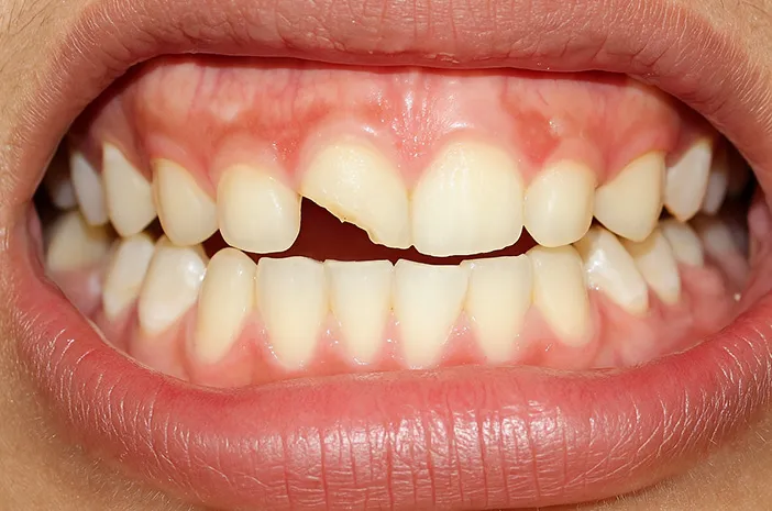 Gigi Patah Setengah? Jangan Panik! Simak Penyebab, Pertolongan Pertama, dan Solusi Medisnya