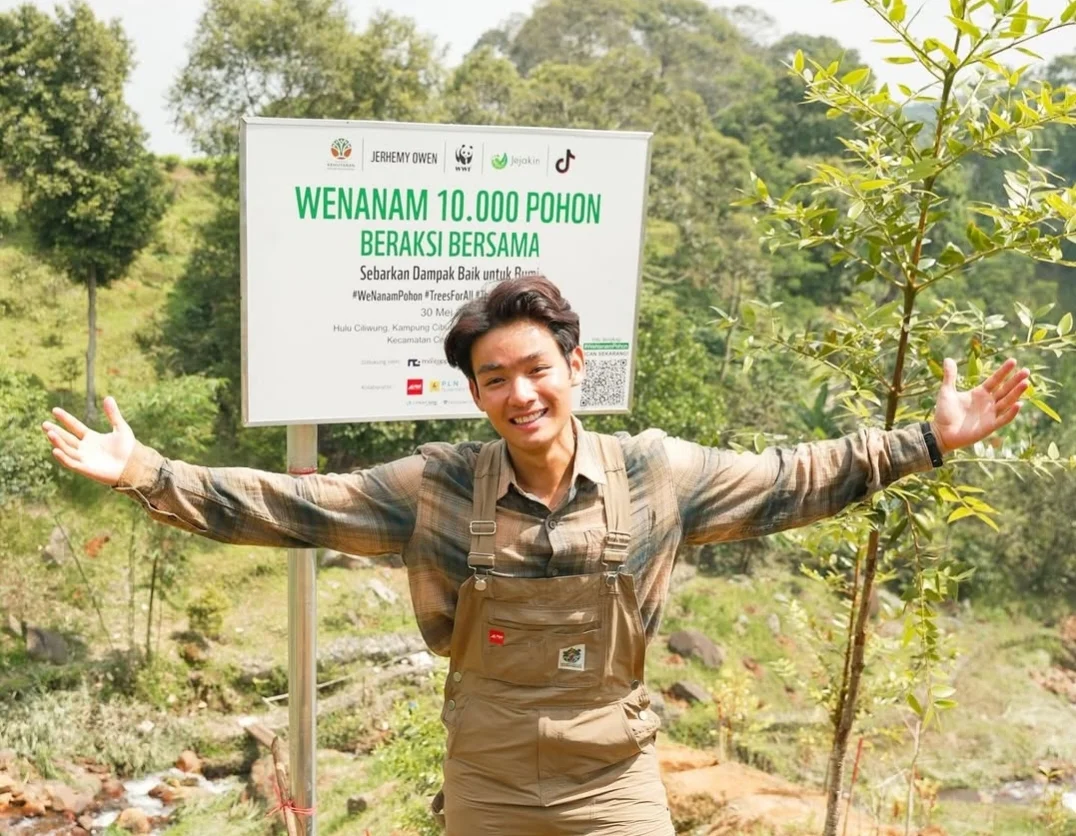 Target 5.000, Tercapai 10.000 dalam 7 Jam, Kisah Viral di Balik Gerakan Wenanam Jerhemy Owen