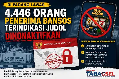 Di Padang Lawas, 4.446 Orang Penerima Bansos Terindikasi Judol Dinonaktifkan