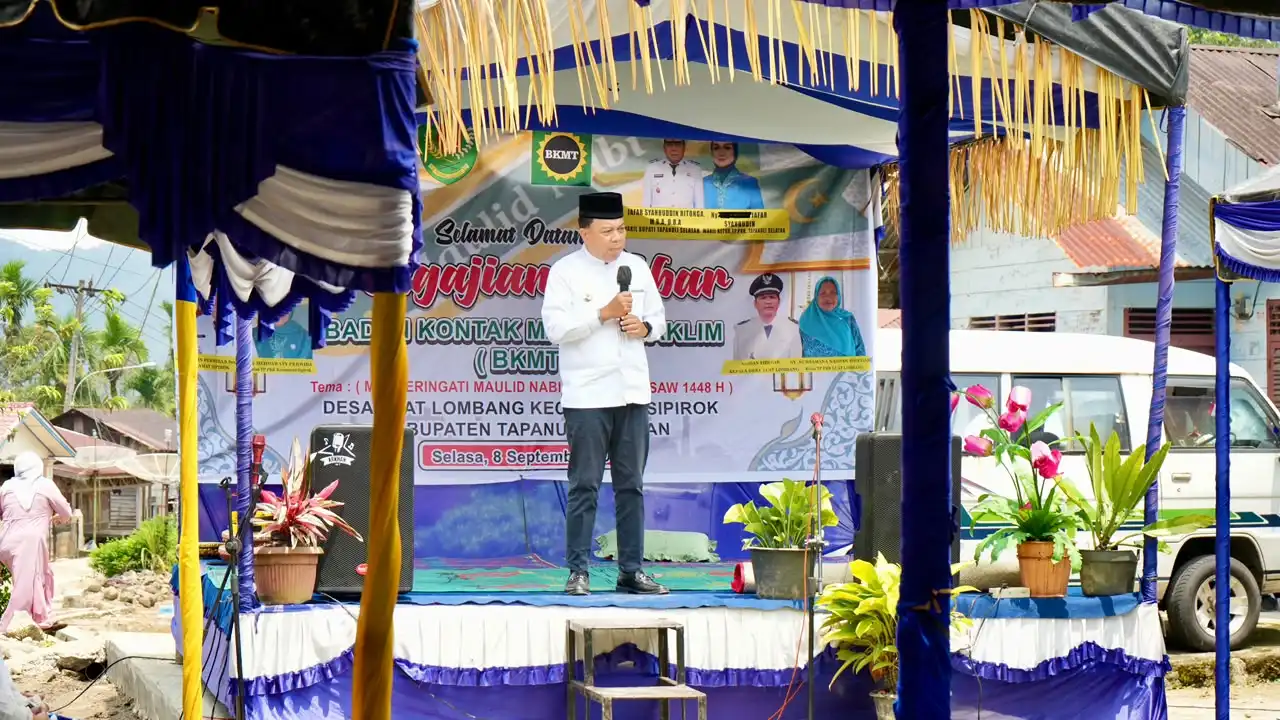 BKMT Sipirok Jadi Momentum Perkuat Ekonomi Umat, Wakil Bupati Dorong Warga Manfaatkan KUR Berkah Nol Persen
