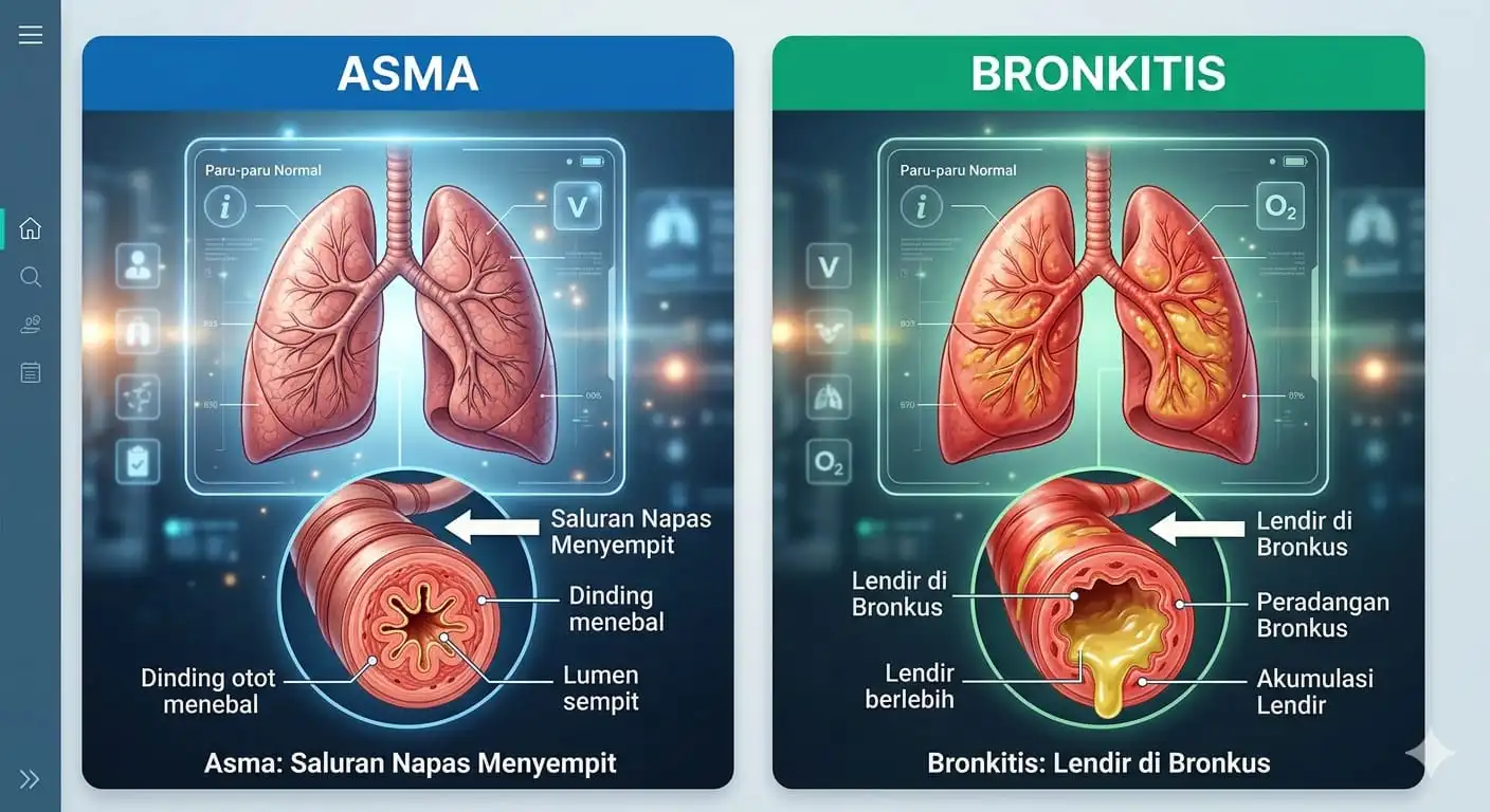 Apa Beda Asma dan Bronkitis?